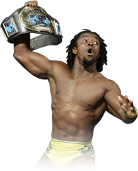 Custom Wrestler Picture:Kofi Kingston 2 (IC Champ)